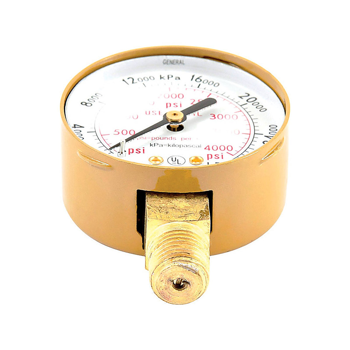 Forney - 87727 - 5.75 in. L X 3.88 in. W Oxygen Gauge Brass 1 pk