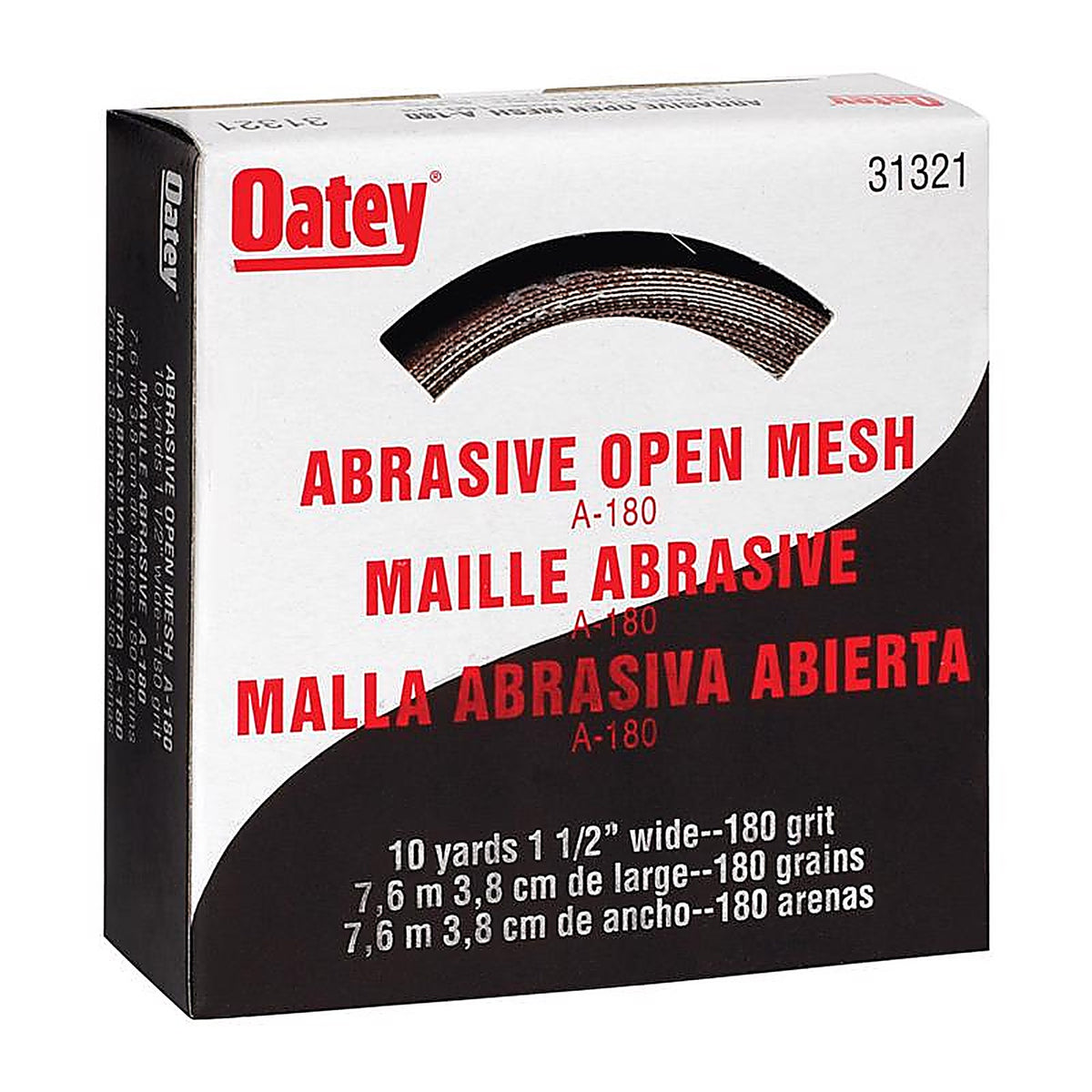 Oatey - 31321 - 10 yd Lead-Free Open Mesh Cloth 1.5 in. D Nylon 50/50 1 pc