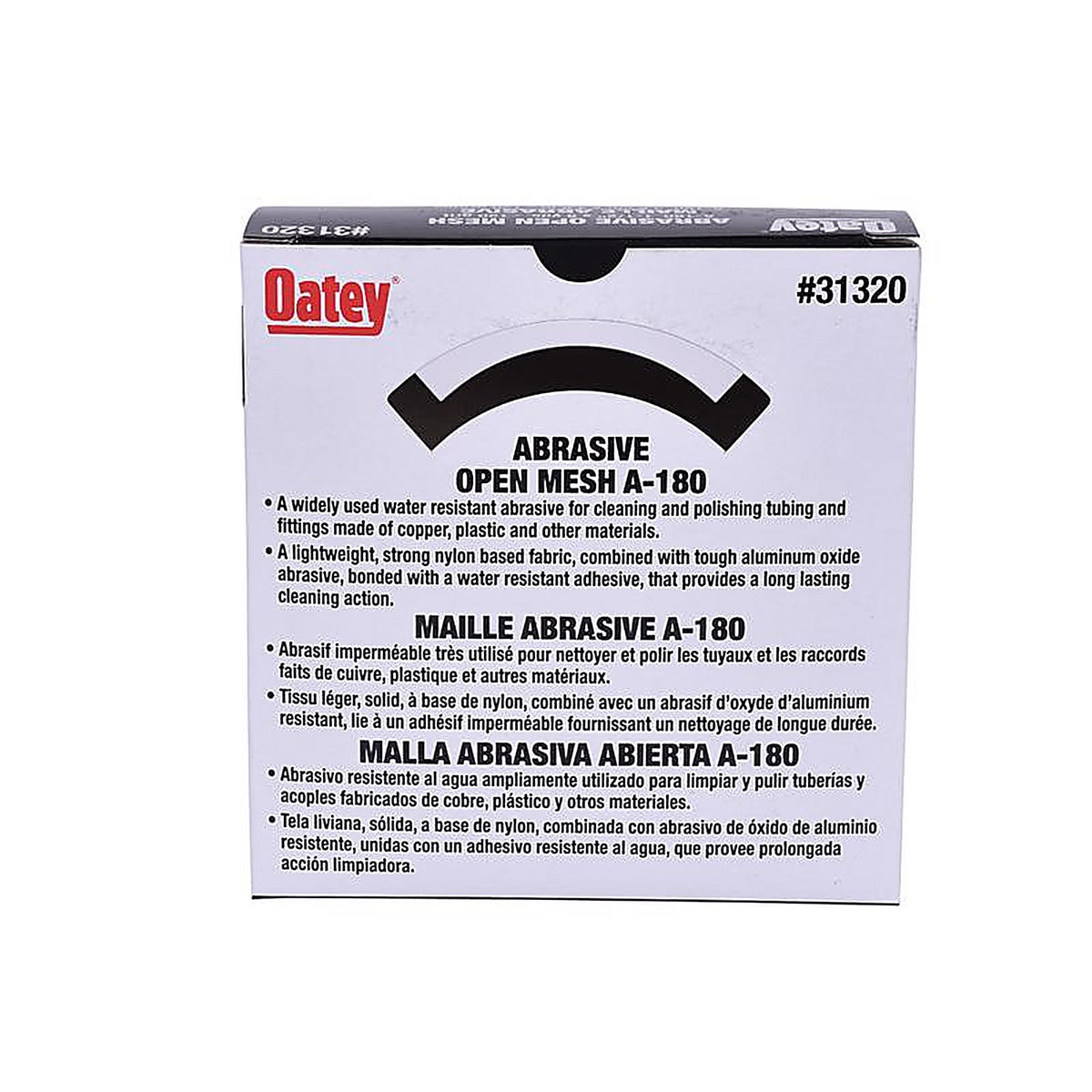 Oatey - 31321 - 10 yd Lead-Free Open Mesh Cloth 1.5 in. D Nylon 50/50 1 pc