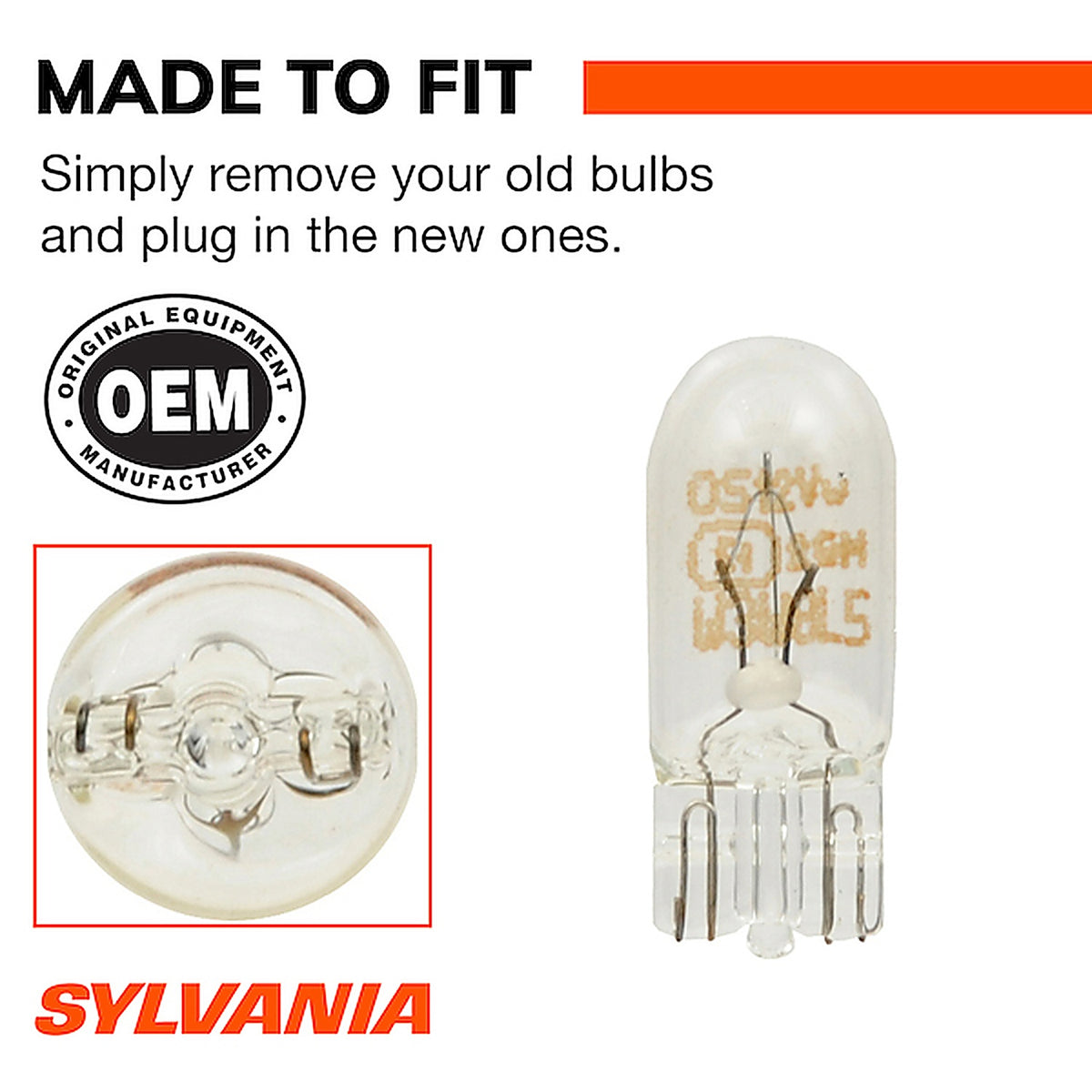 Sylvania - 2825LLBP2 - 2825 Long Life Mini Bulb, 2 Pack