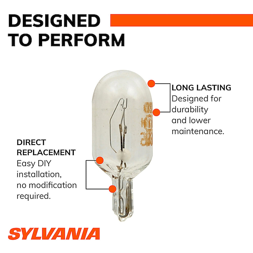 Sylvania - 2825LLBP2 - 2825 Long Life Mini Bulb, 2 Pack