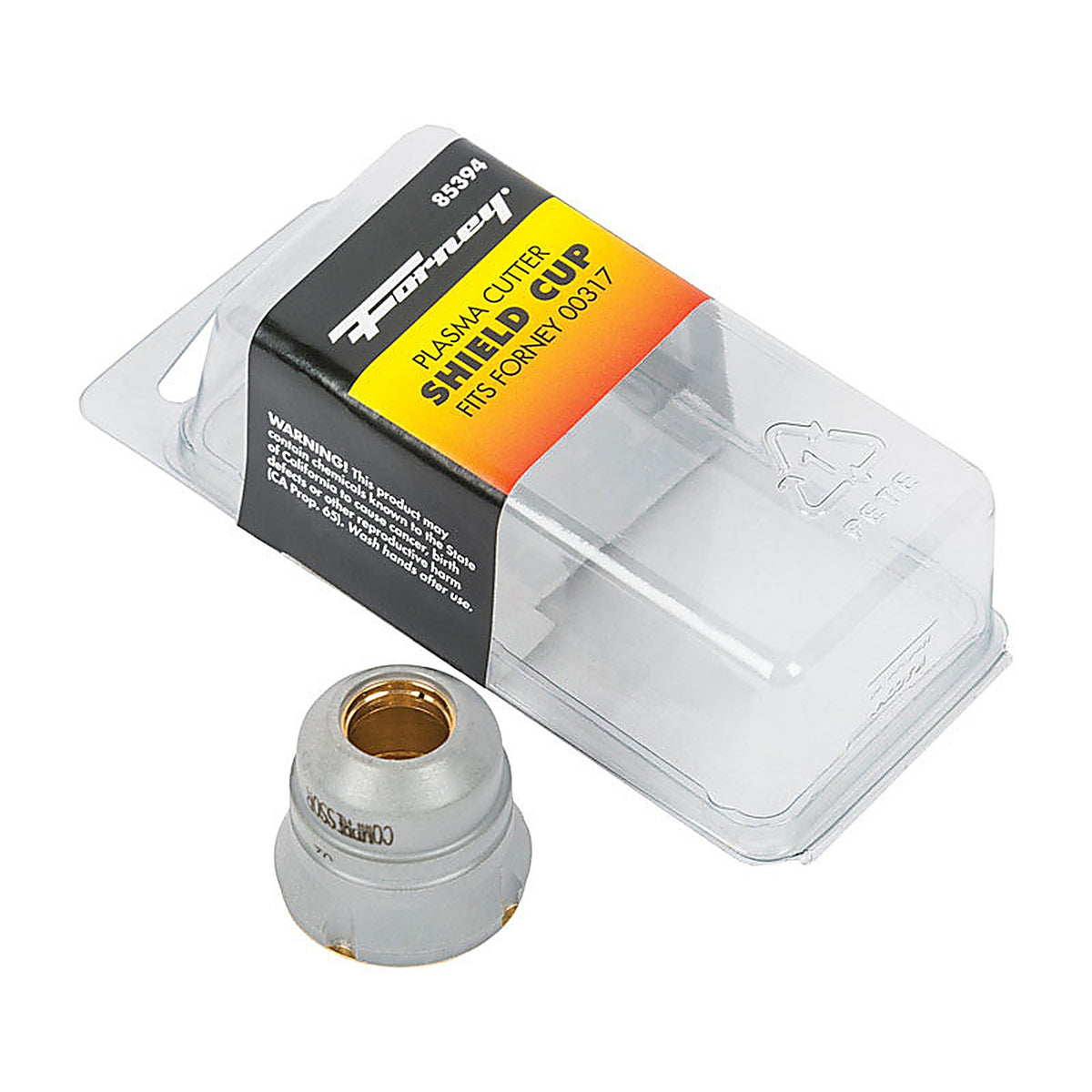 Forney - 85394 - 7.13 in. L X 2 in. W Plasma Cutter Shield Cup 1 pc