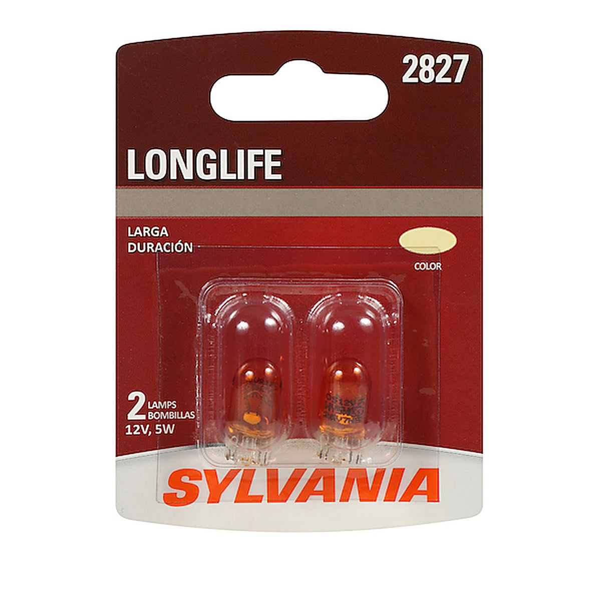 Sylvania - 2827LLBP2 - 2827 Long Life Mini Bulb, 2 Pack
