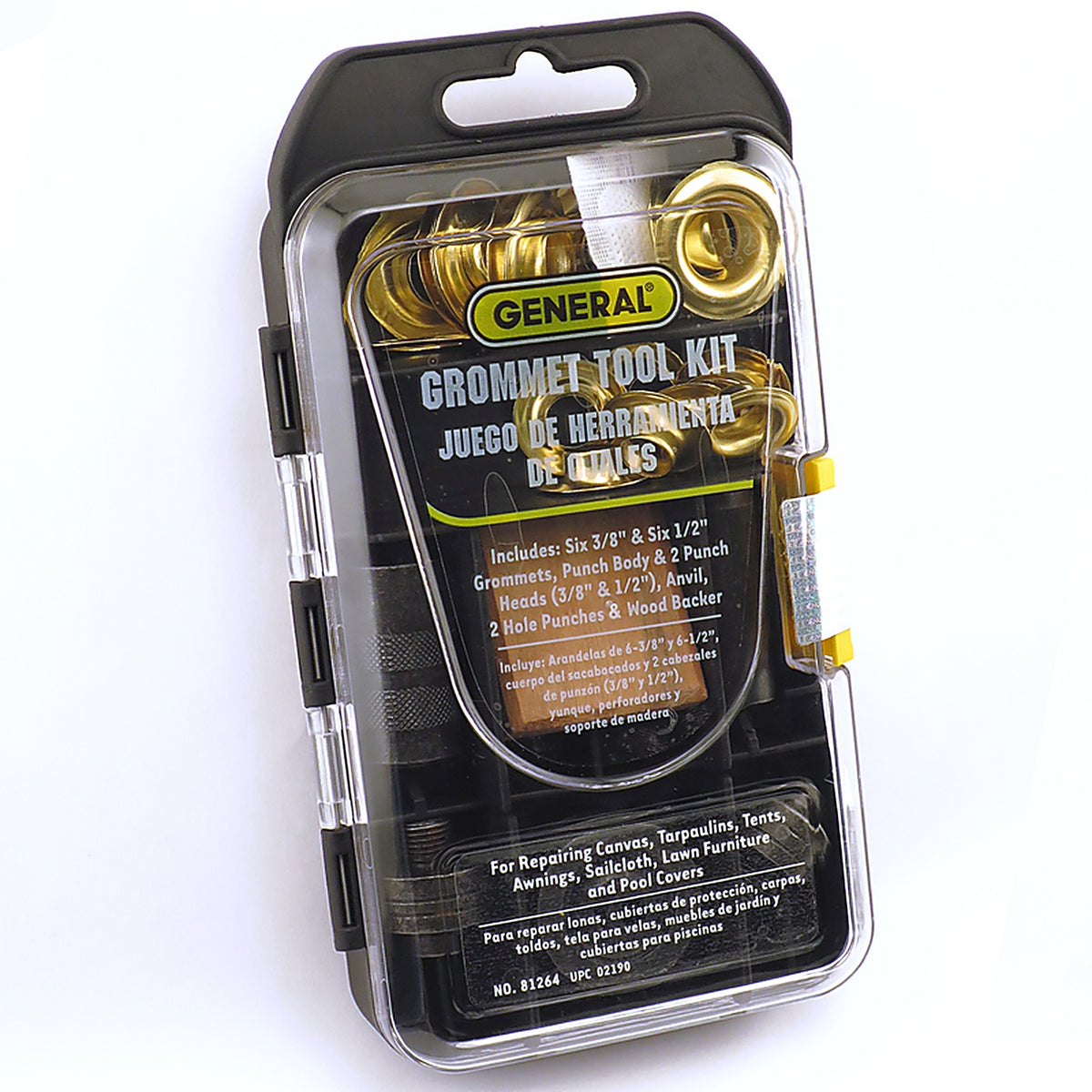 General Tools - 81264 - Brass Grommet Kit 19/Pack