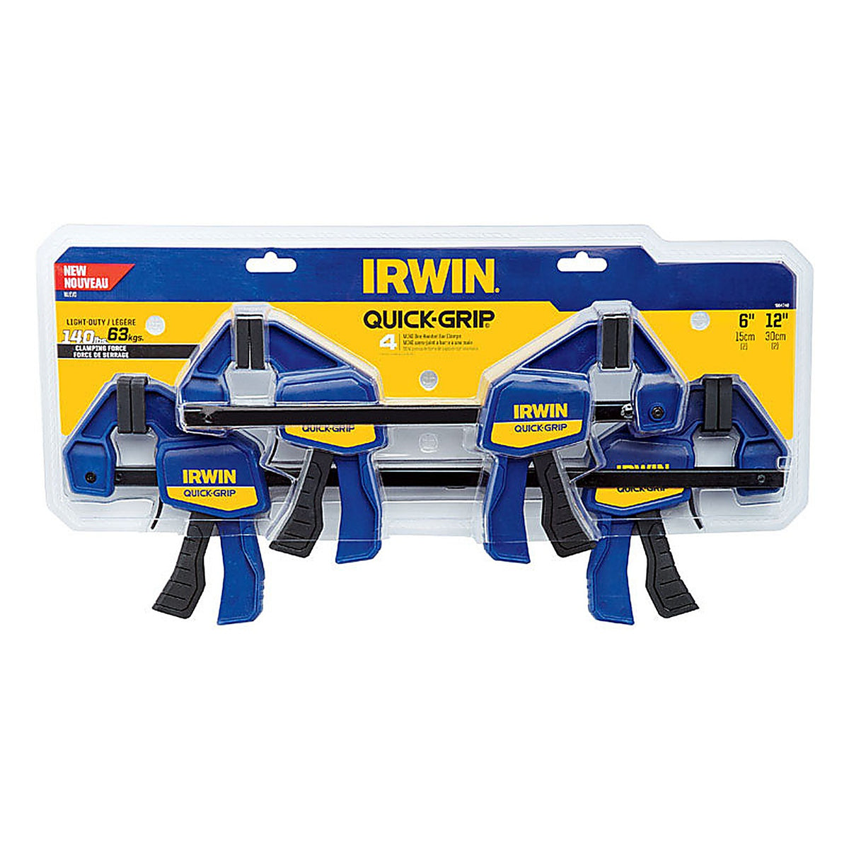 Irwin - 1964748 - Quick-Grip 3 in. D Quick-Release Bar Clamp 140 lb.