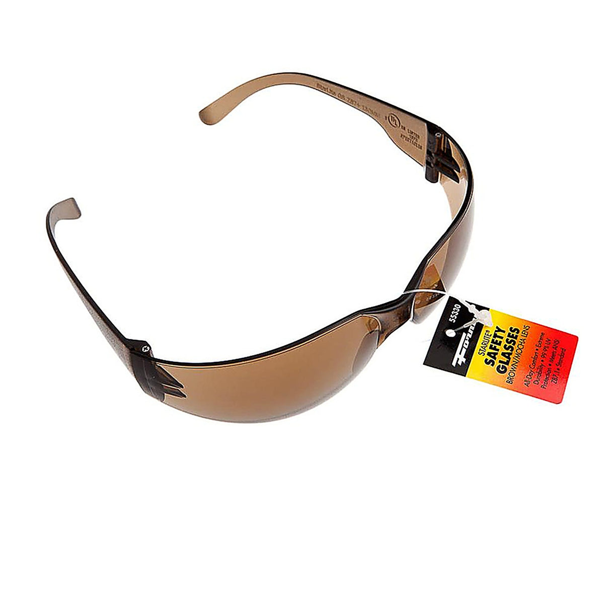 Forney - 55330 - Starlite Compact Safety Glasses Brown Lens 1 pc