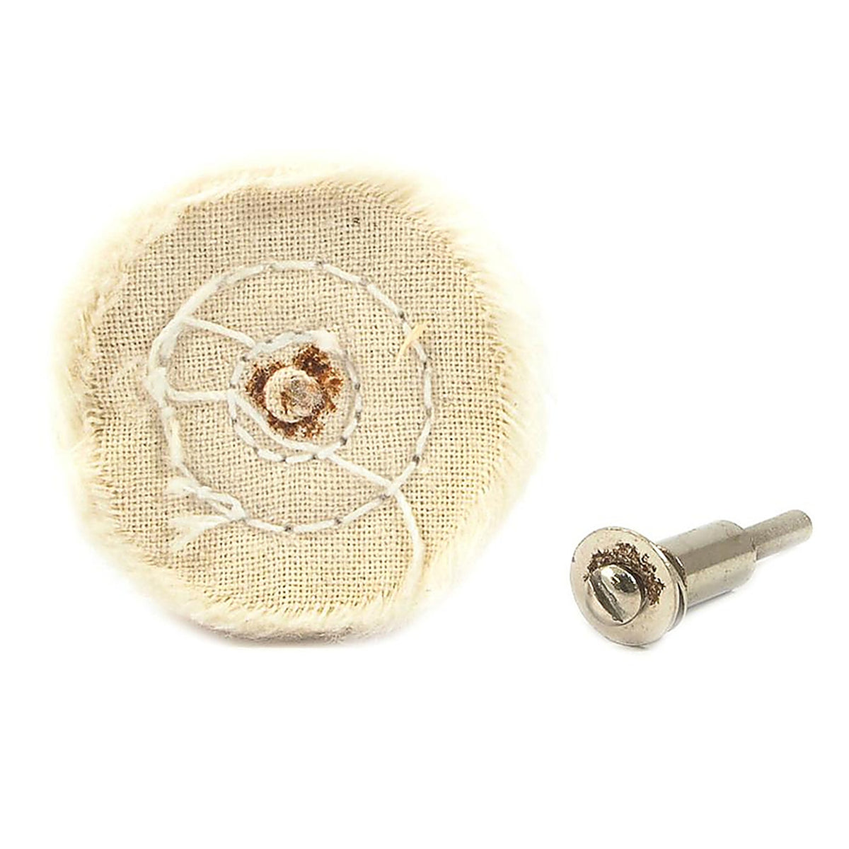 Forney - 60204 - 1-1/2 in. S Cotton Buffing Wheel 1 pc