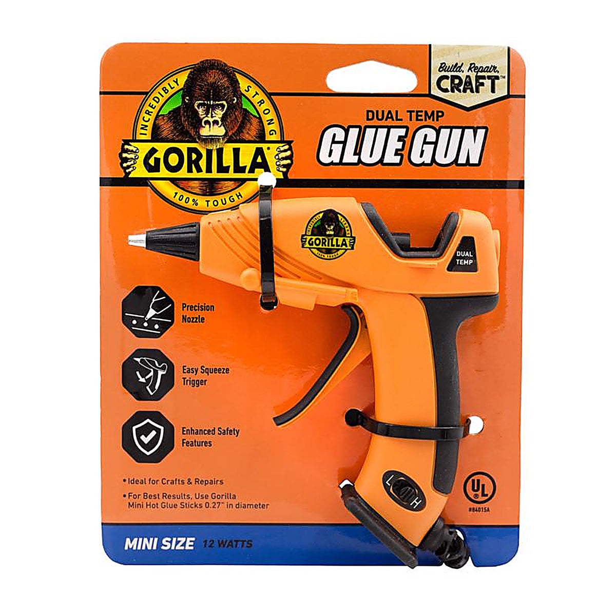 Gorilla - 8401502 - 20 watt Dual Temperature Mini Glue Gun