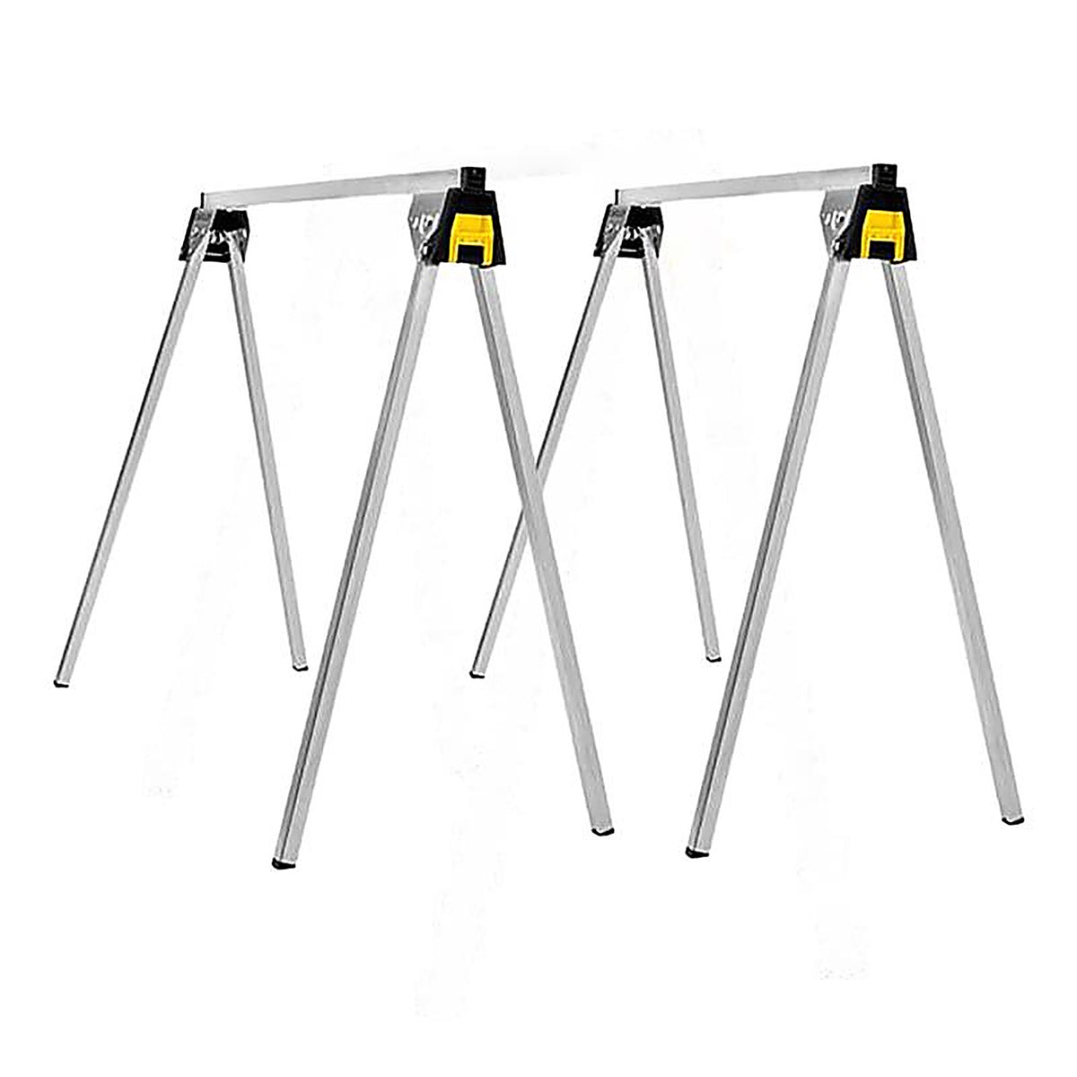 Stanley - STST60997 - 29 in. H x 31 in. D Sawhorse Set 750 lb. capacity Silver - 2/Pack