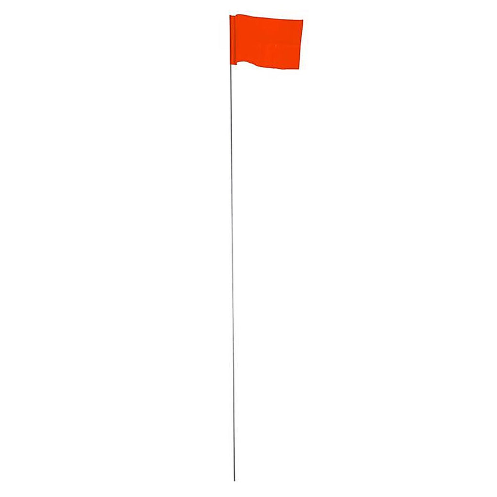 C.H. Hanson - 15079 - 21 in. Orange Marking Flags Polyvinyl - 100/Pack