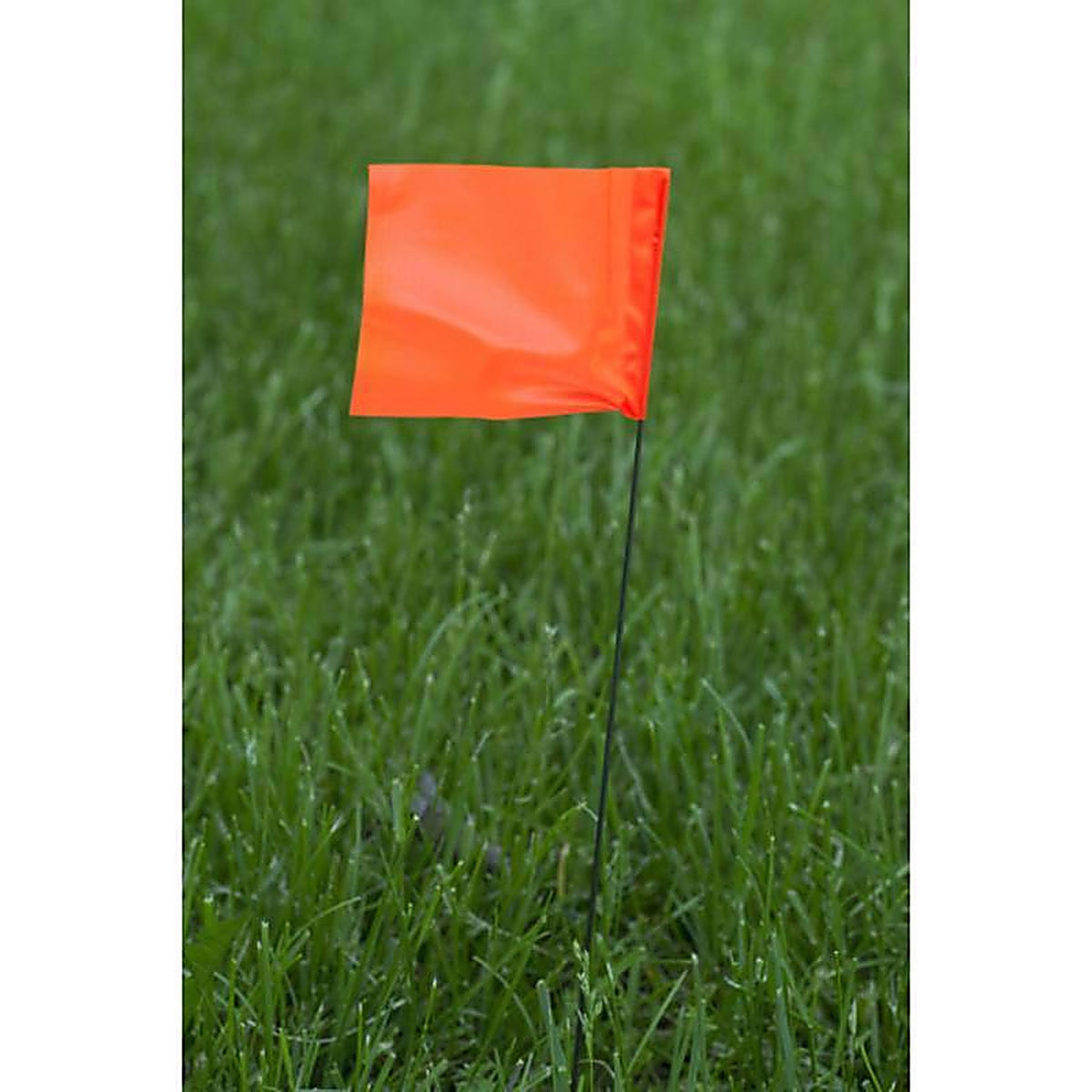 C.H. Hanson - 15079 - 21 in. Orange Marking Flags Polyvinyl - 100/Pack