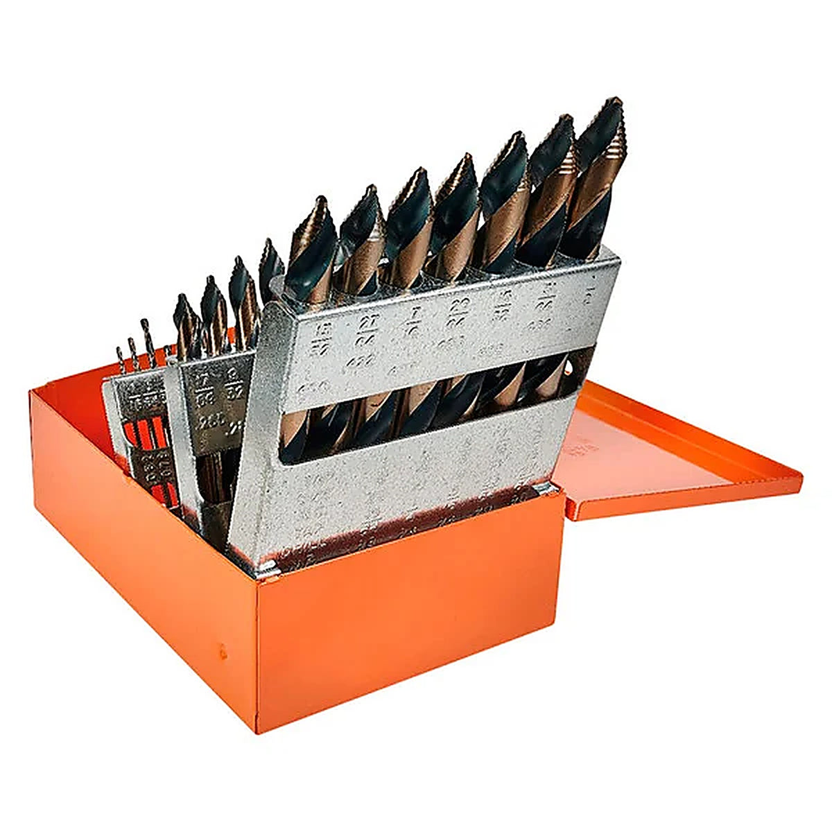 KnKut - 29KK10 - 29 Piece Mechanics Length Step Point Drill Bit Set