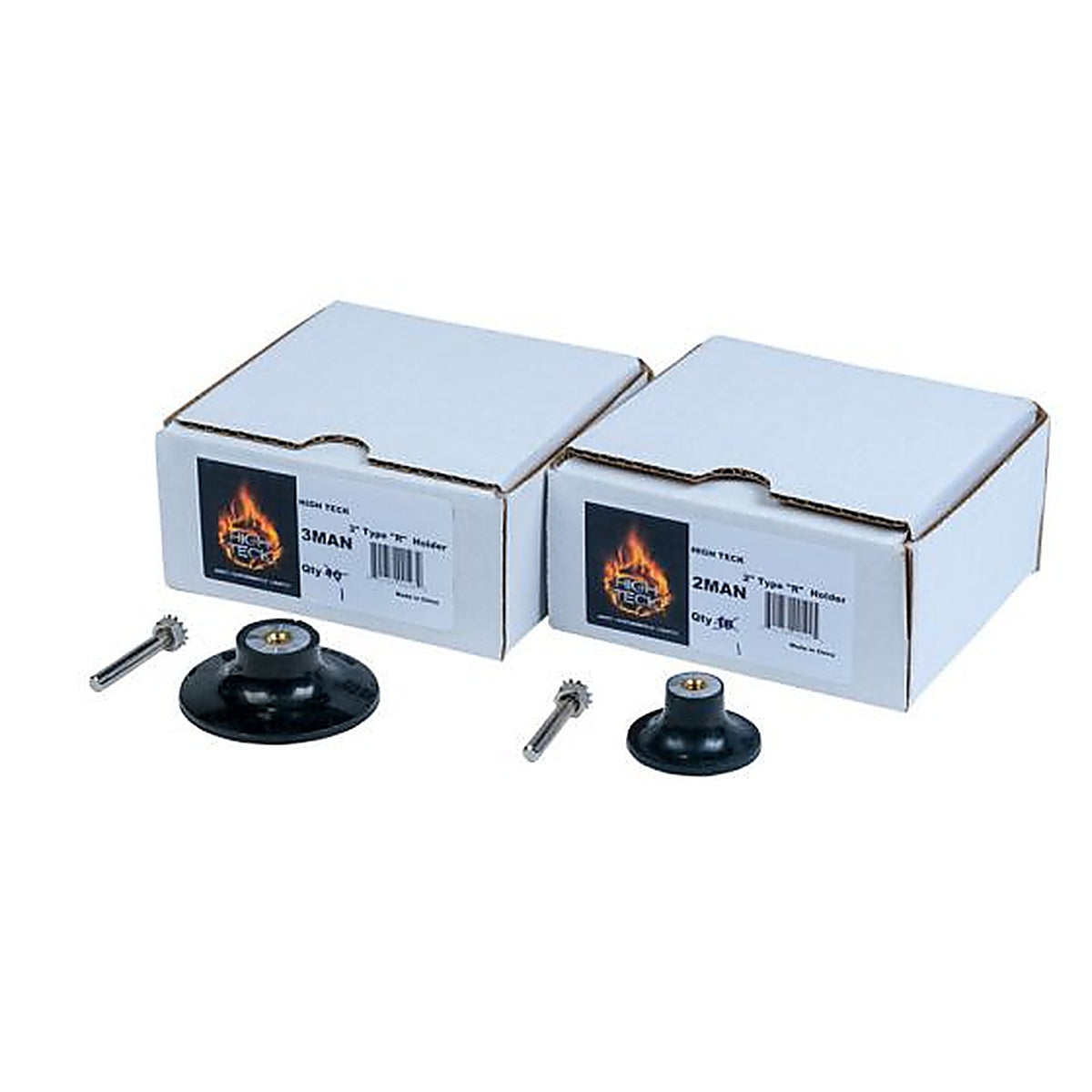 High Teck Products - 2MAN - High Teck Mandrel and Back-Up Pad, 2 Inch