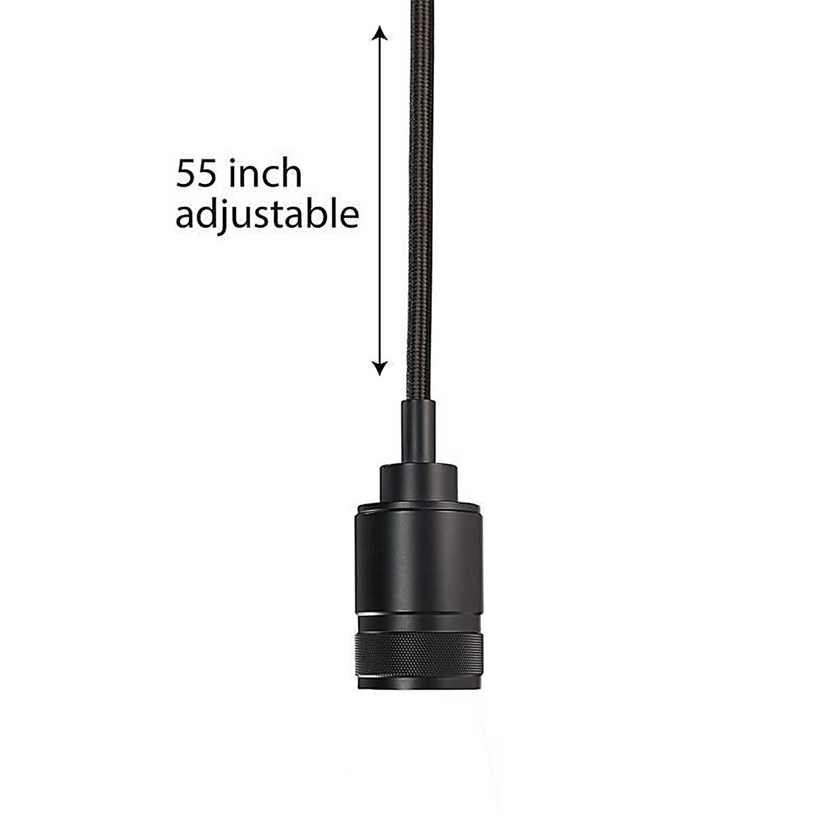 Feit Electric - PN/BLK - Black 1 lights Pendant Light