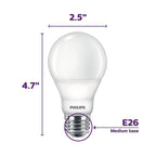 Philips - 479444 - A19 E26 (Medium) LED Bulb Warm White 60 Watt Equivalence 1 pk