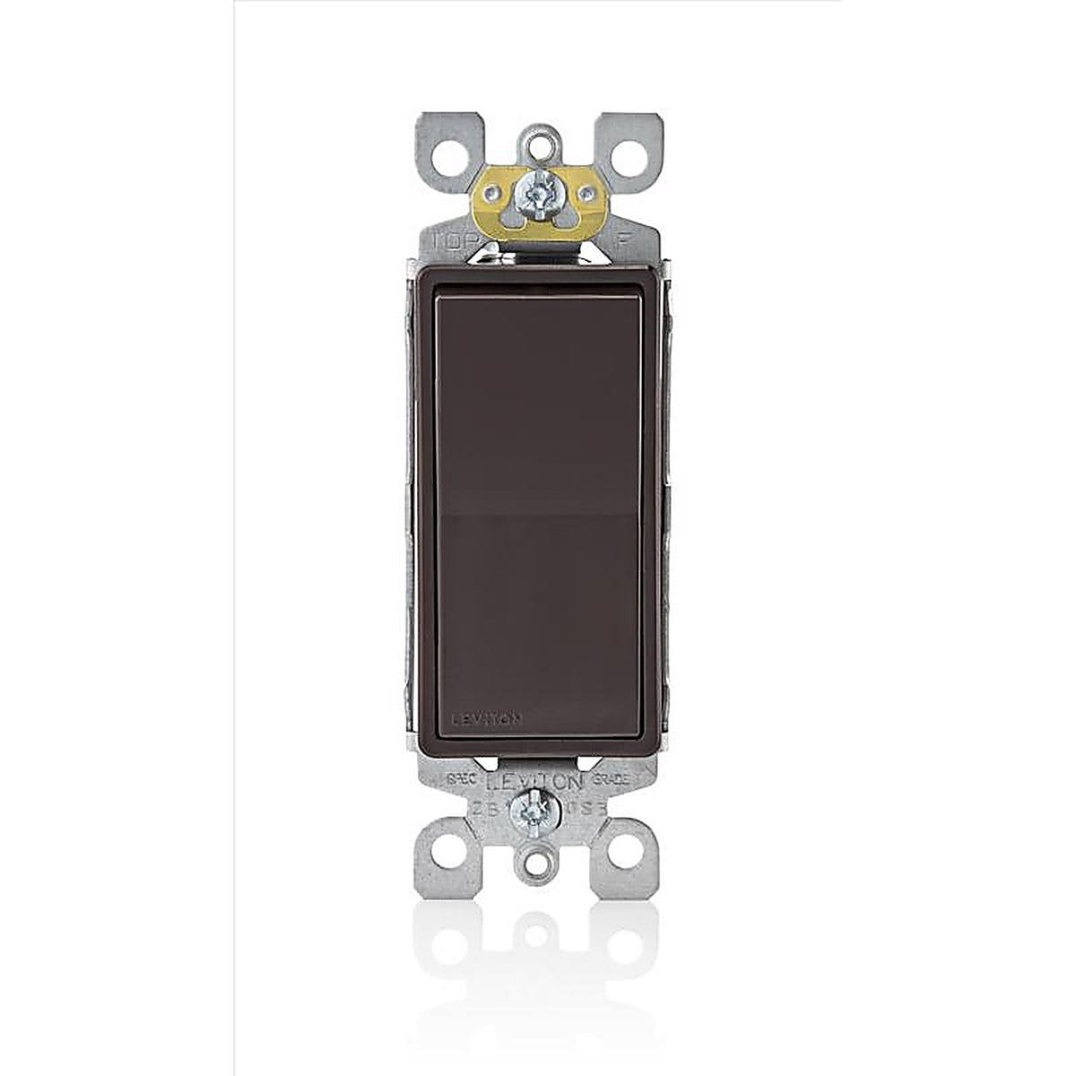 Leviton - 5601-D - Decora 15 amps Single Pole Rocker Switch Brown 1 pk