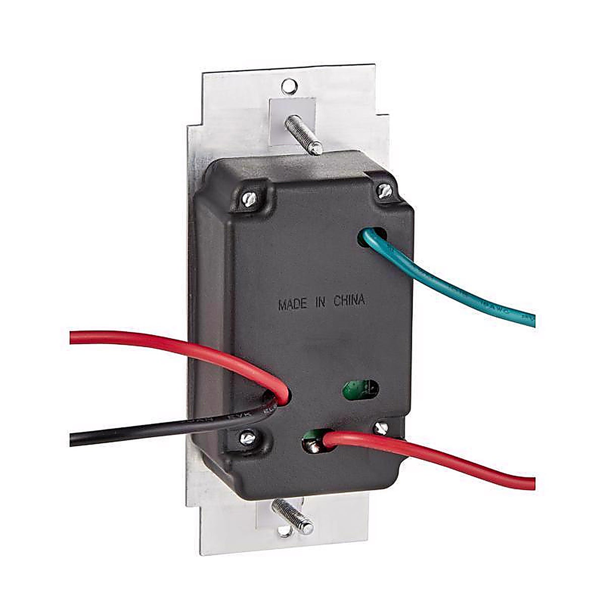 Leviton - 6674-E - Decora SureSlide Black 600 W Slide Dimmer Switch 1 pk