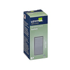 Leviton - 5601-GS - Decora 15 amps Single Pole Rocker AC Quiet Switch Gray - 1/Pack