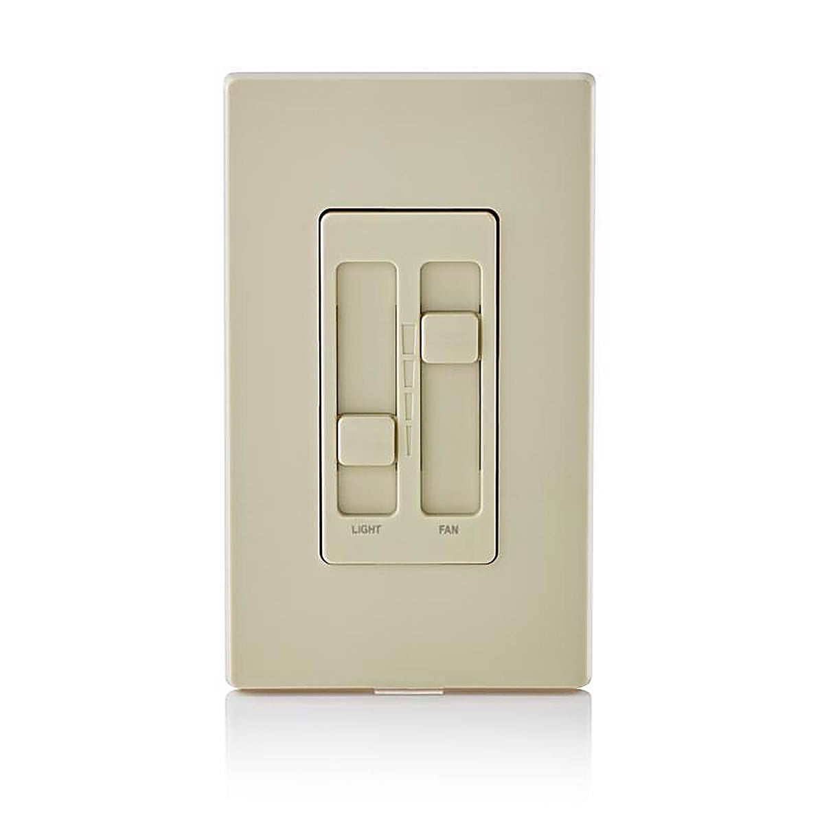 Leviton - 66DF-I - Decora SureSlide Ivory Fan/LED Dimmer Slide Switch - 1/Pack