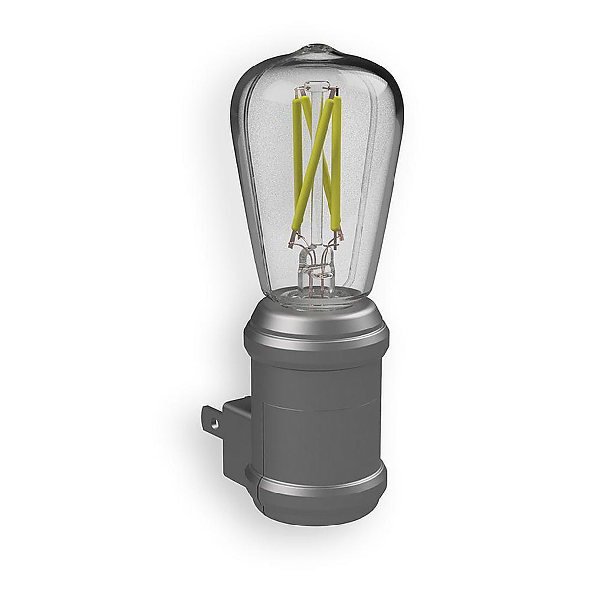 Westek - NL-EDSN-DN - AmerTac Automatic Plug-in Vintage Edison Aged Nickel LED Night Light