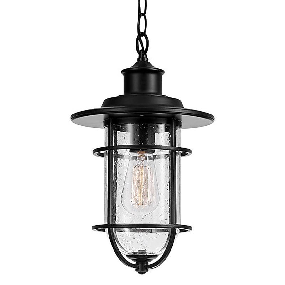 Globe Electric - 44310 - Vintage Turner Black 1 lights Pendant Light