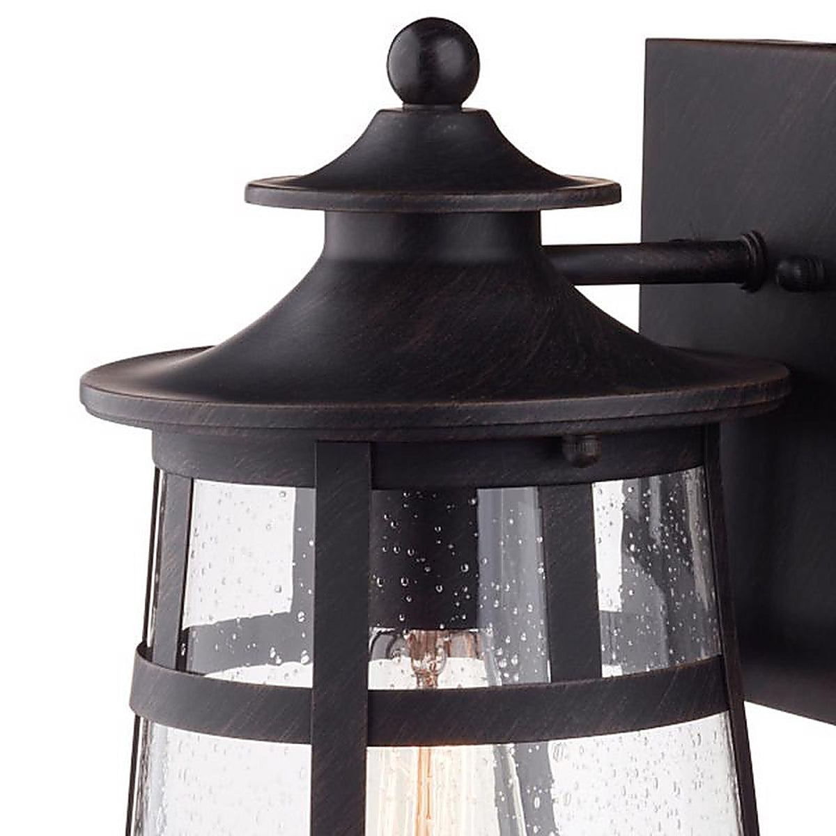Globe Electric - 43574 - Vintage 1-Light Natural Bronze Ezekiel Wall Sconce