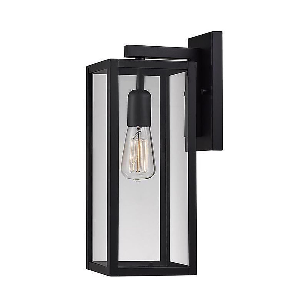 Globe Electric - 44314 - Vintage 1-Light Matte Black Hurley Wall Sconce