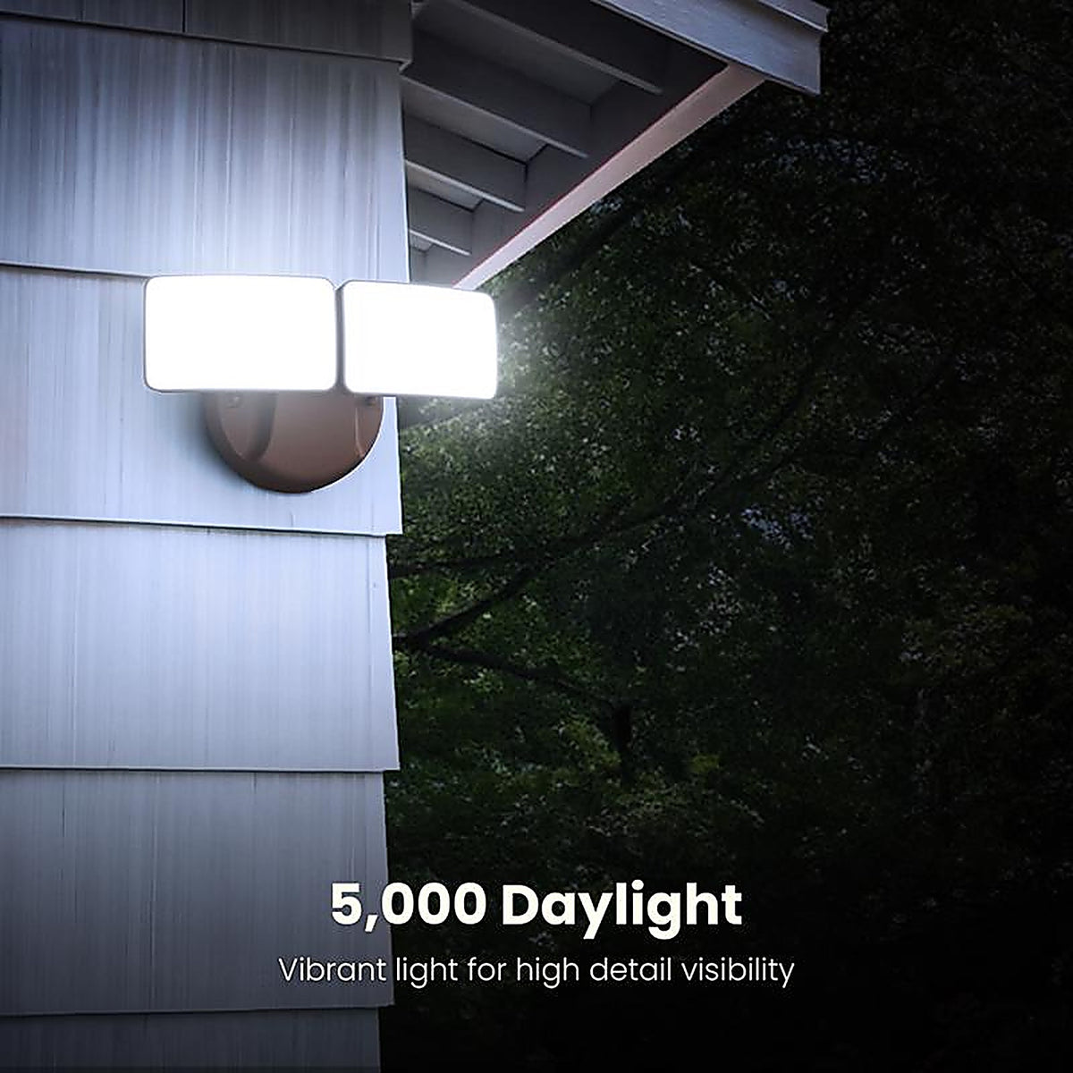 Feit Electric - S9DFL/850DDBZV1 - Dusk to Dawn Hardwired LED Bronze Security Floodlight