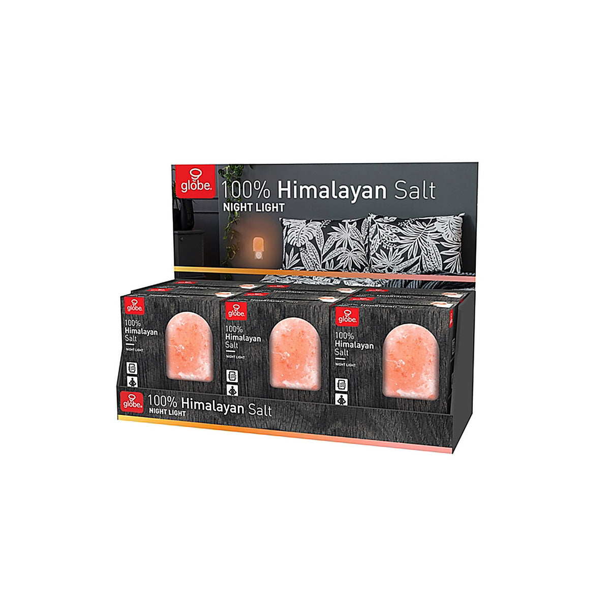 Globe Electric - 89771 - Manual Plug-in Himalayan Salt Incandescent Night Light