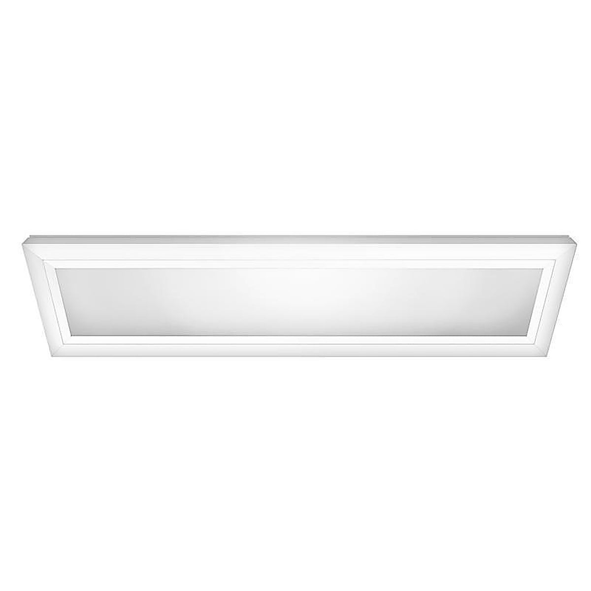 Feit Electric - FP0.5X2/4WY/WH - 0.9 in. H X 6 in. W X 24 in. L White LED Flat Panel Light Fixture