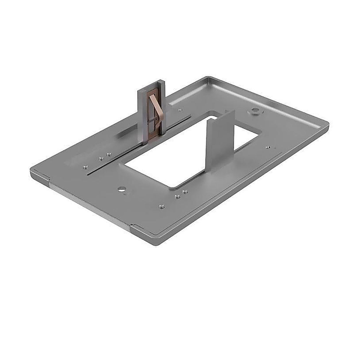 Westek - LCR-CDDO-N - LumiCover Satin Nickel Gray 1 gang Plastic Rocker Nightlight Wall Plate - 1/Pack