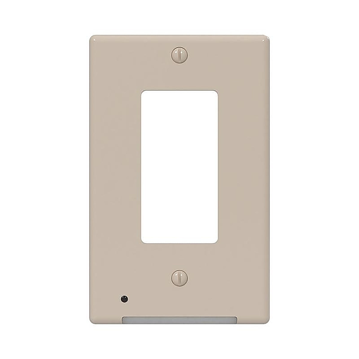 Westek - LCR-CDDO-AL - LumiCover Almond 1 gang Plastic Rocker Nightlight Wall Plate - 1/Pack