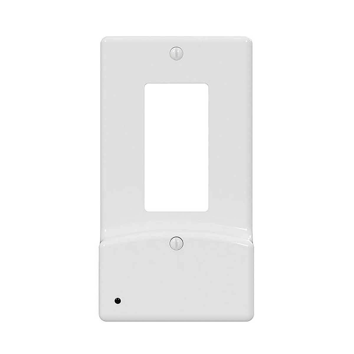 Westek - LCR-UDDO-W - LumiCover White 1 gang Plastic Rocker USB Nightlight Wall Plate - 1/Pack