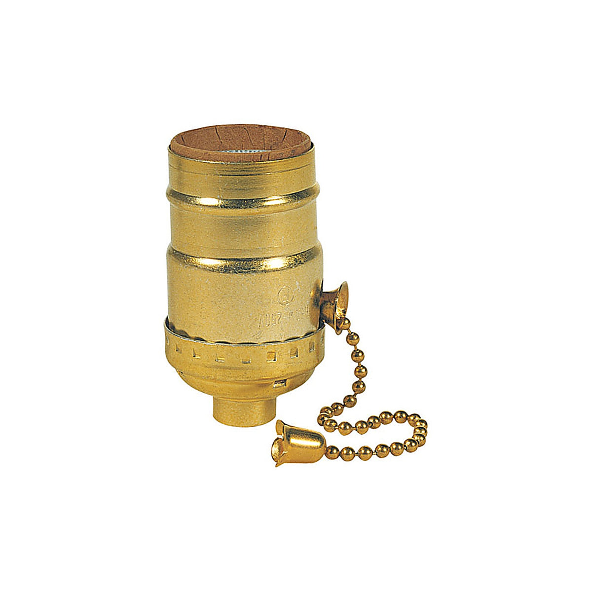 Westinghouse - 70431 - Brass Medium Base Pull Chain Socket - 1/Pack