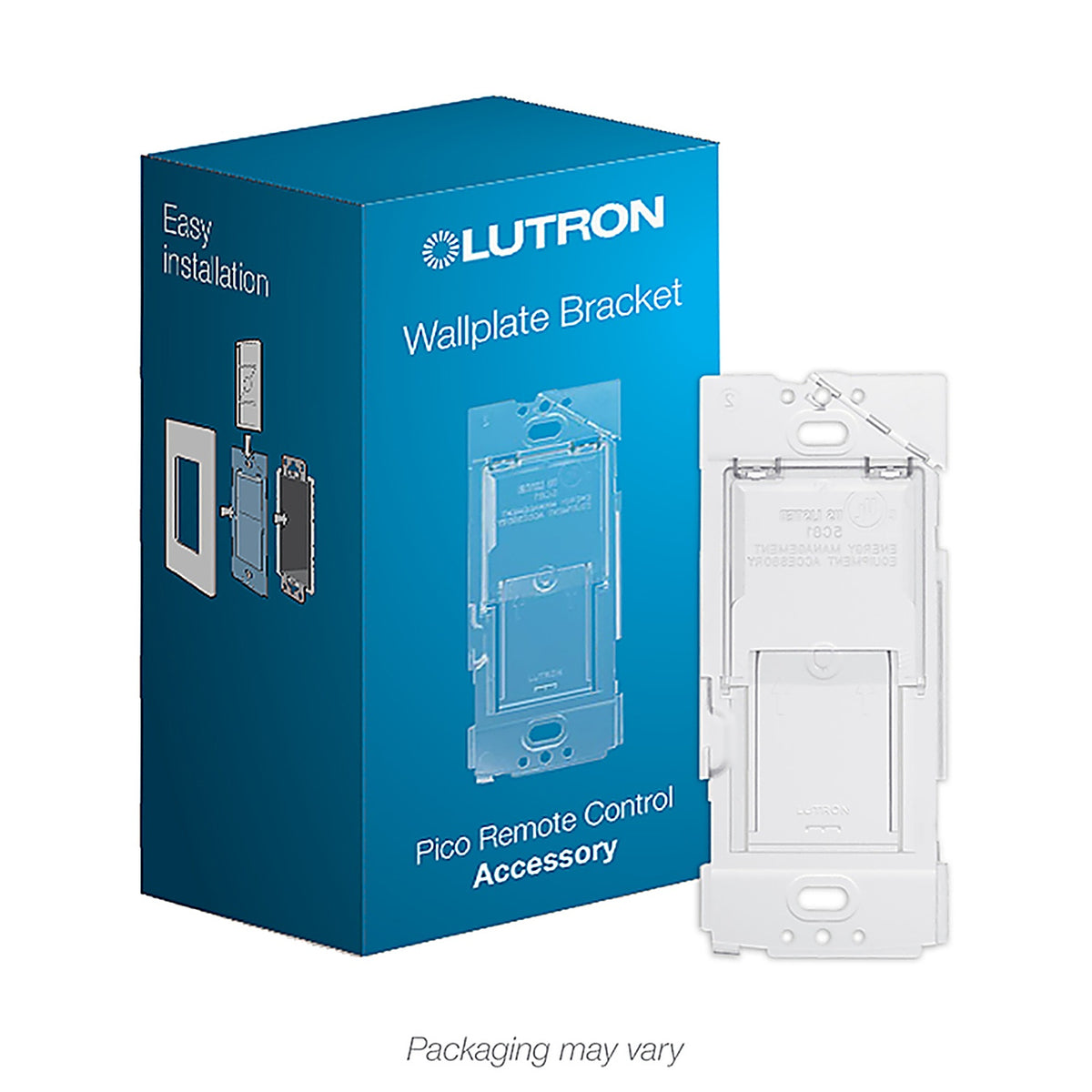 Lutron - PICO-WBX-ADAPT - Pico Caseta Remote Fan Control Bracket White - 1/Pack