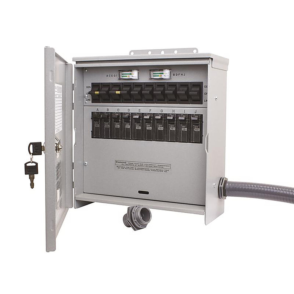 Reliance - R310A - Pro/Tran 2 30 amps 125 volt 10 space 10 circuits Transfer Switch Kit