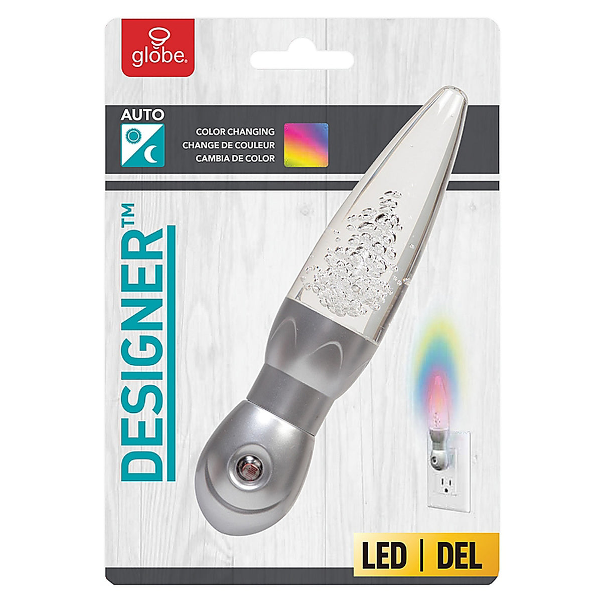 Globe Electric - 89546 - Designer Automatic Plug-in Lava Lamp LED Night Light