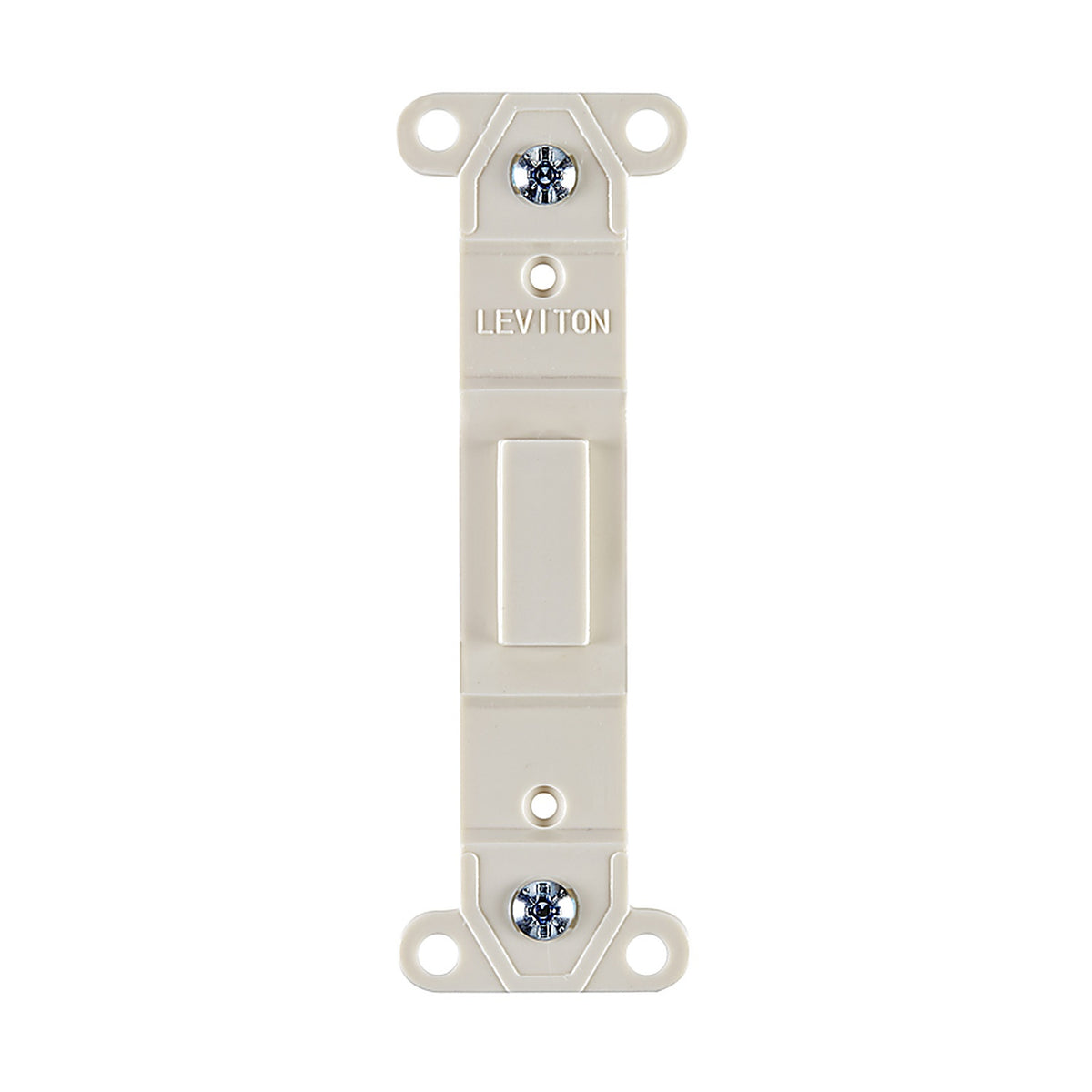 Leviton - 80700-00T - Light Almond 1 gang Thermoset Plastic Blank Wall Plate 1 pk