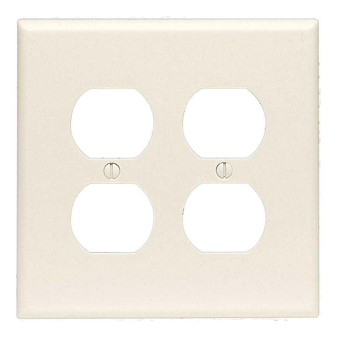Leviton - 80516-00T - Light Almond 2 gang Thermoset Plastic Duplex Wall Plate 1 pk
