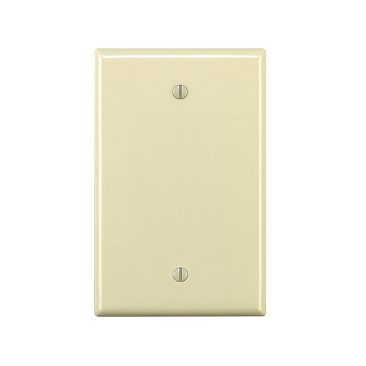 Leviton - 80514-00T - Light Almond 1 gang Thermoset Plastic Blank Wall Plate 1 pk