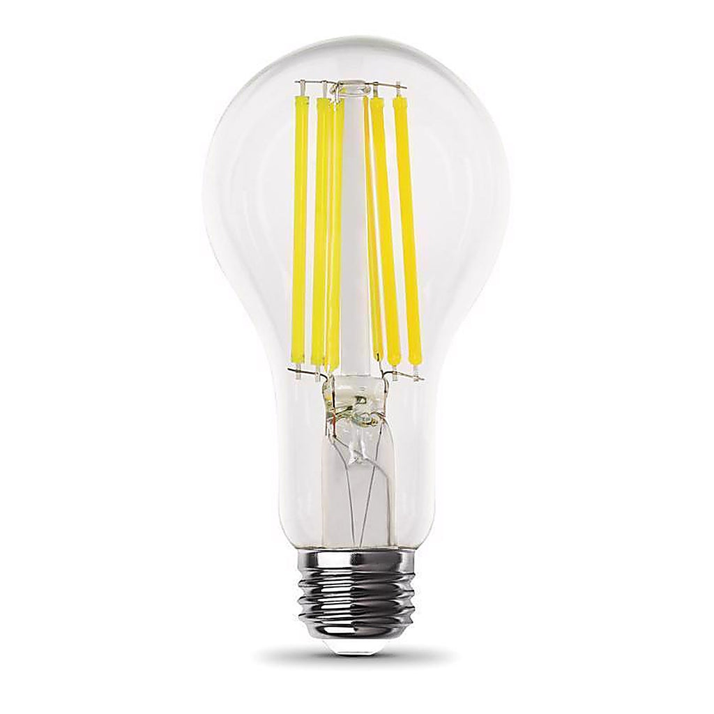 Feit Electric - OM150DMCL830FIL - A21 E26 (Medium) Filament LED Bulb Bright White 150 Watt Equivalence 1 pk