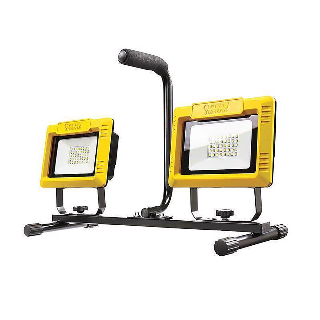 Feit Electric - WORK6000XLTPLUG - Pro Series 6000 lm LED Dual Power Tripod Work Light