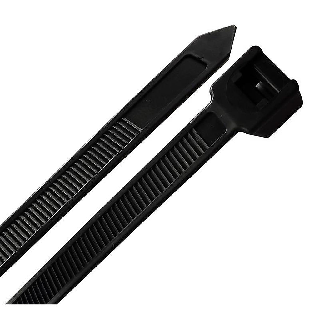 Home Plus - EHD-610-24-BK - 24 in. L Black Cable Tie - 10/Pack
