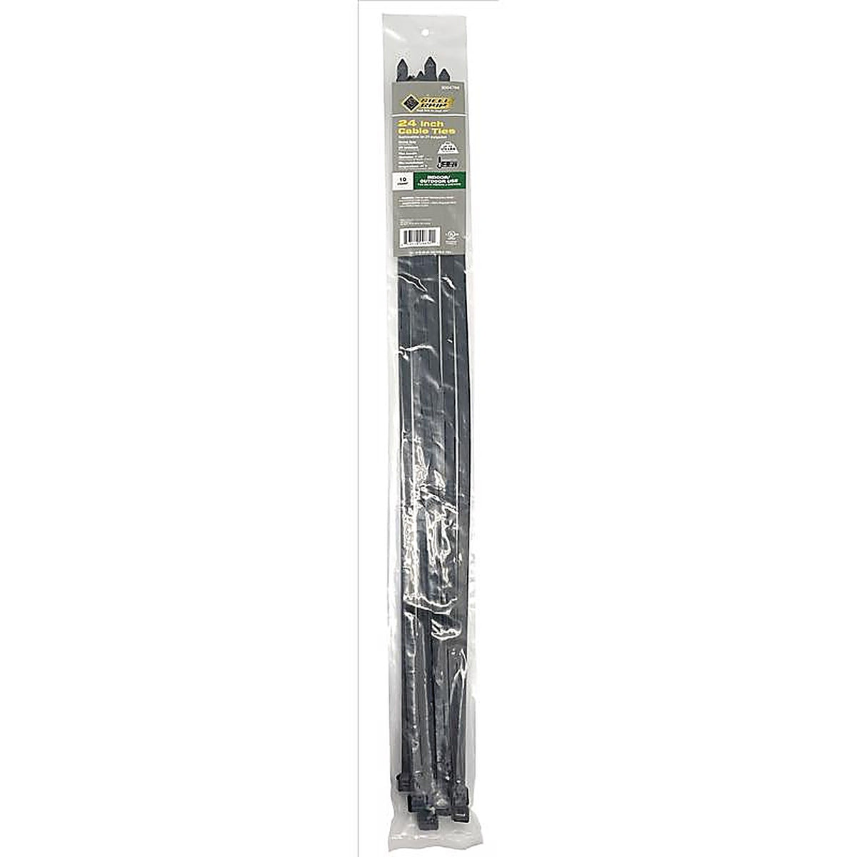 Steel Grip - EHD-610-24-UV10 - 24 in. L Black Cable Tie - 10/Pack