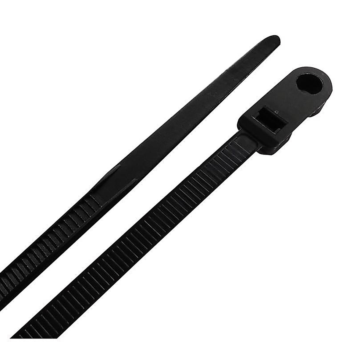 Steel Grip - MT-S-200-8-UVC - 8 in. L Black Cable Tie - 100/Pack