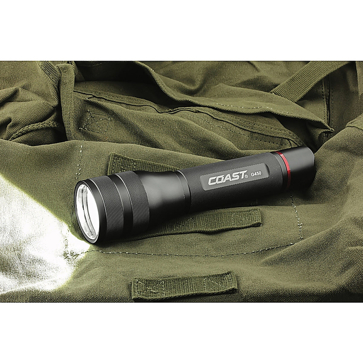 Coast - 30122 - G450 1400 lumens Black LED Flashlight AA Battery