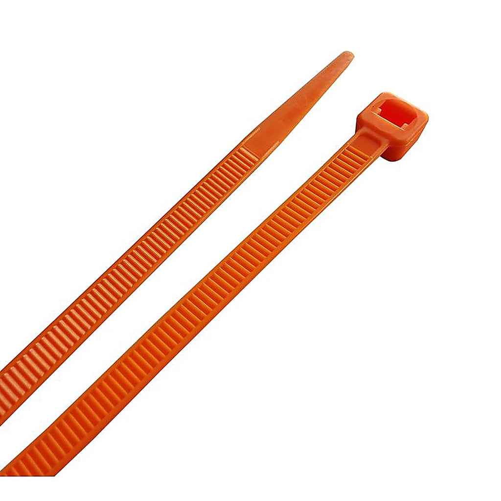 Home Plus - LH-S-200-8-OE - 8 in. L Orange Cable Tie - 100/Pack