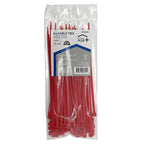 Home Plus - LH-S-200-8-RD - 8 in. L Red Cable Tie - 100/Pack