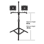 Feit Electric - WORK12000XLTPPL - Pro Series 12000 lm LED Corded Tripod Work Light