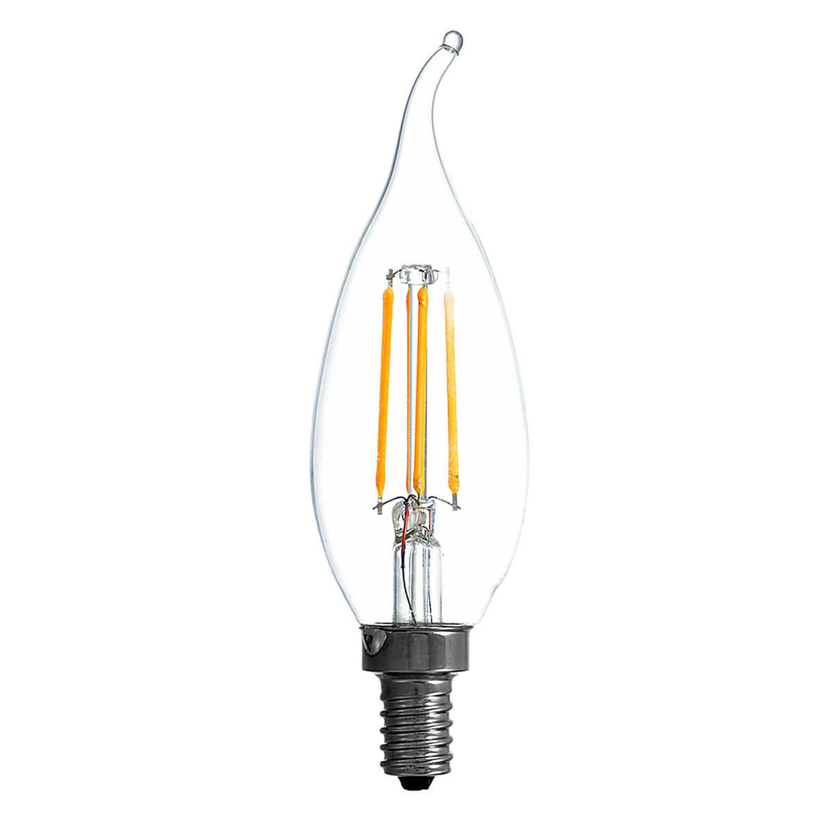 Sylvania - 40791 - Natural B10 E12 (Candelabra) LED Bulb Daylight 40 W 2 pk